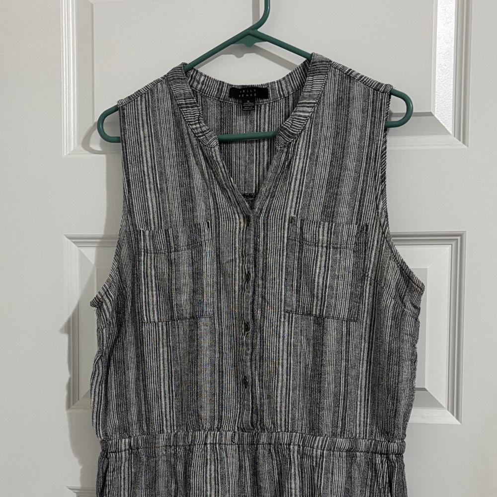 Kelly Renee jumpsuit/romper linen blend.